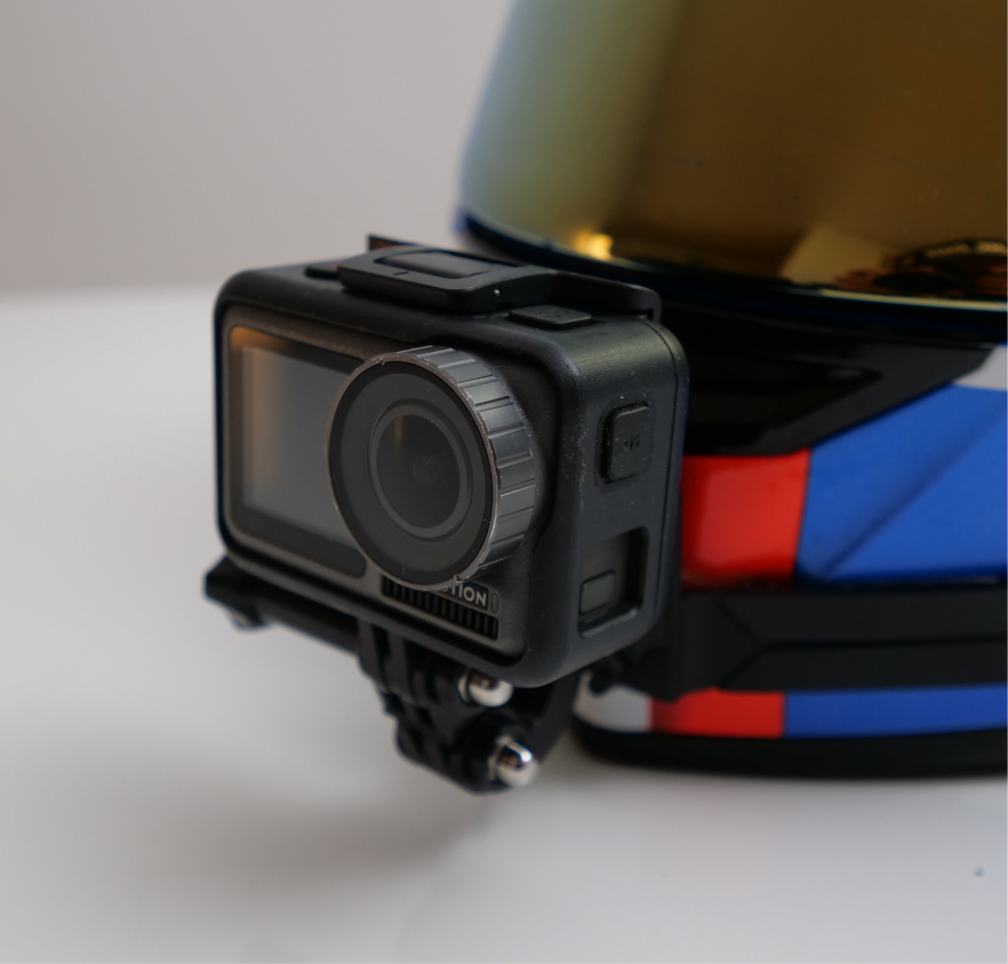 Motorrad Helmhalterung Kinnhalter für GoPro, DJI Osmo, Yi und Insta360