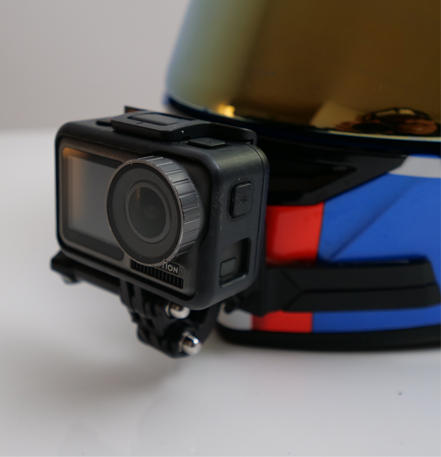 Motorrad Helmhalterung Kinnhalter für GoPro, DJI Osmo, Yi und Insta360