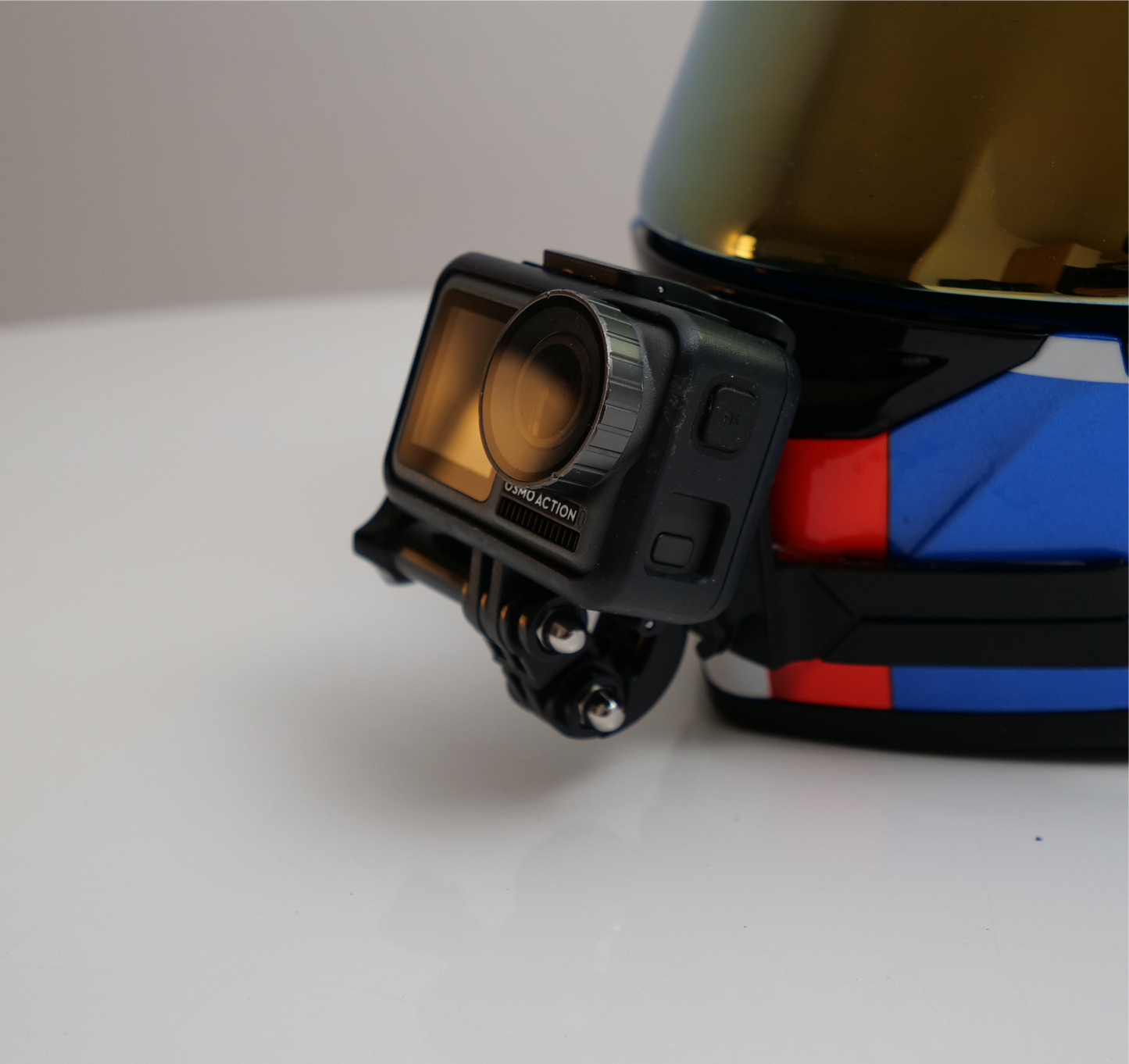 Motorrad Helmhalterung Kinnhalter für GoPro, DJI Osmo, Yi und Insta360