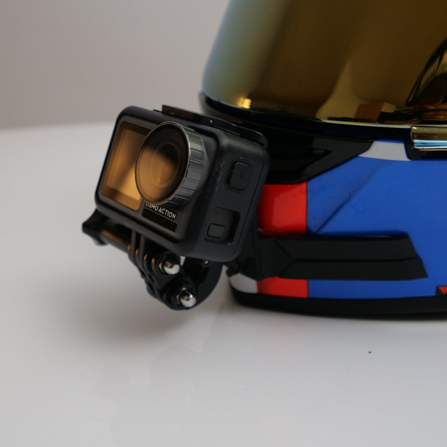 Motorrad Helmhalterung Kinnhalter für GoPro, DJI Osmo, Yi und Insta360