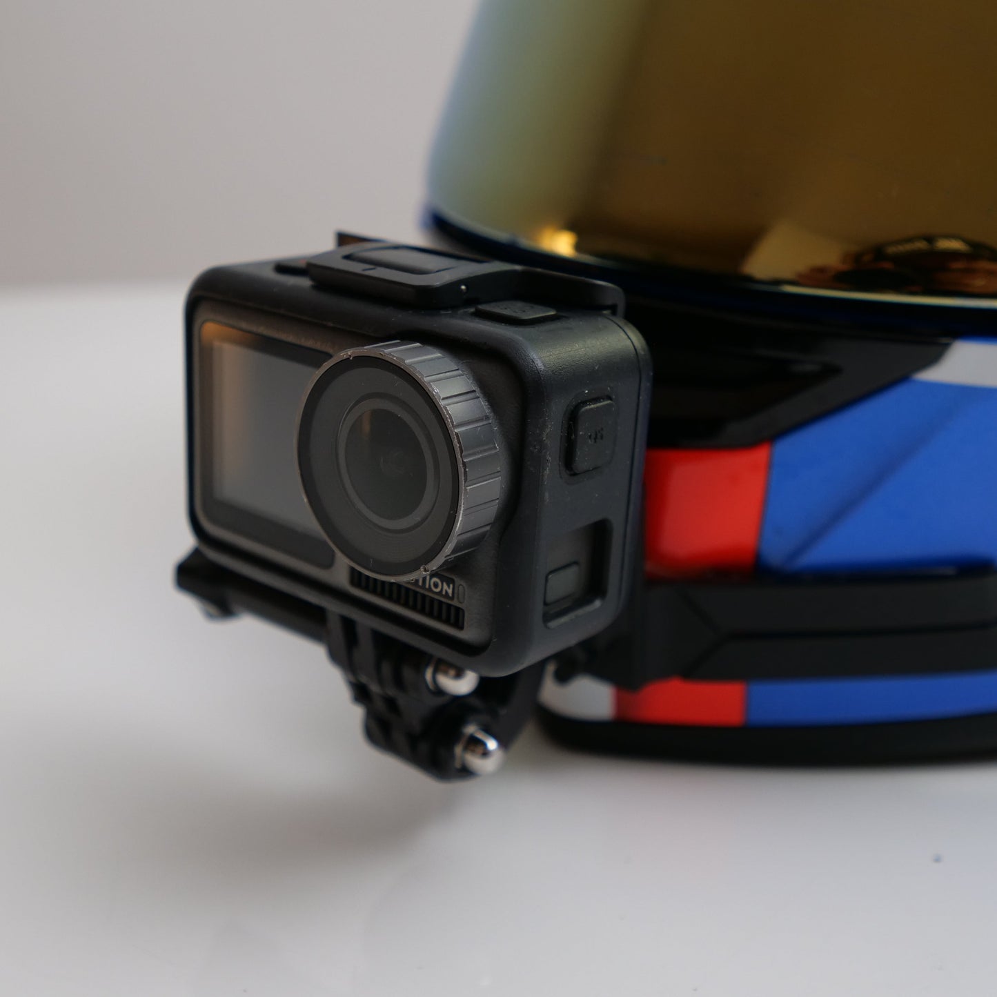 Motorrad Helmhalterung Kinnhalter für GoPro, DJI Osmo, Yi und Insta360